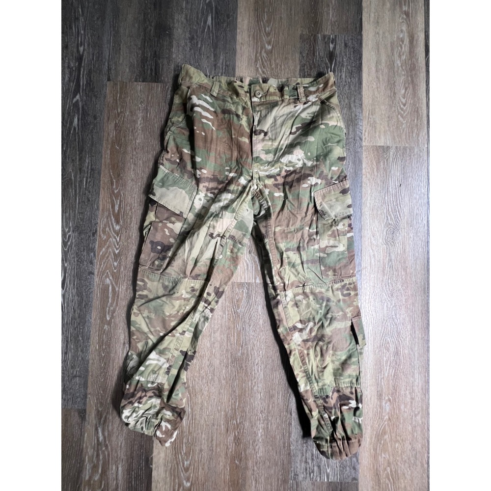 Military Cargo Pants‎ Mens Medium Regular Green Multicam OCP Tactical Ripstop